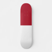 Monaco vlag skateboard (Voorkant)