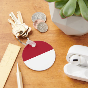 Monaco vlag sleutelhanger