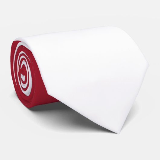 Monaco vlag stropdas (Opgerold)