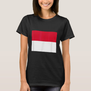 Monaco vlag t-shirt