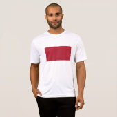 Monaco vlag t-shirt (Voorkant volledig)