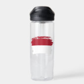 Monaco vlag waterfles (Achterkant)