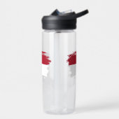 Monaco vlag waterfles (Links)
