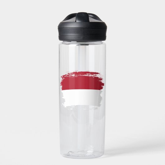 Monaco vlag waterfles (Voorkant)