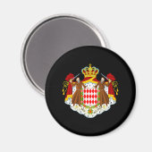 Monaco Wapenmunt Magneet (Voorkant / Achterkant)