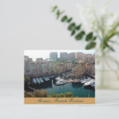 Monaco Yachts, Carte postale Côte d'Azur (Debout devant)