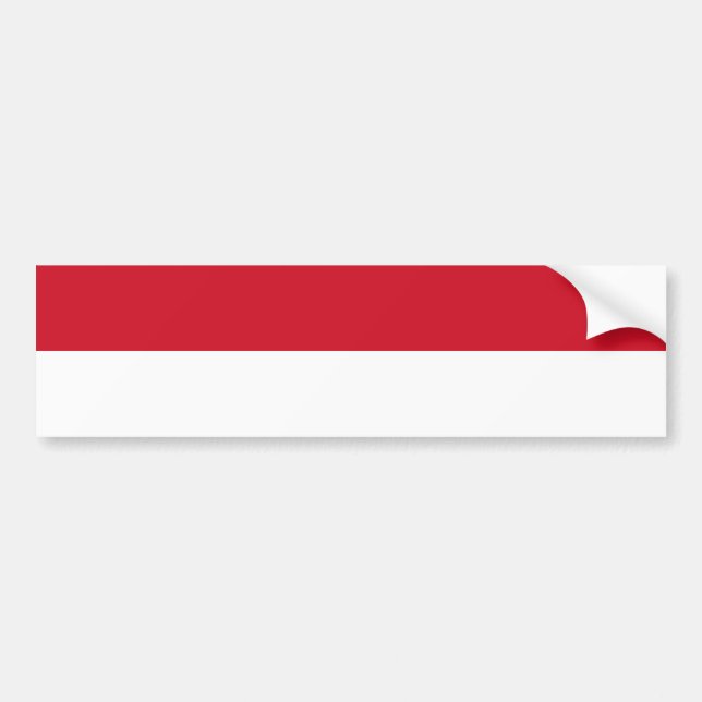 Monacovlag Bumpersticker (Voorkant)