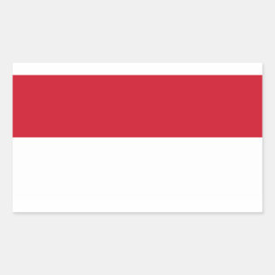 Monacovlag Rechthoekige Sticker
