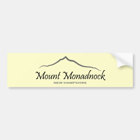 Monadnock Bumpersticker (Voorkant)