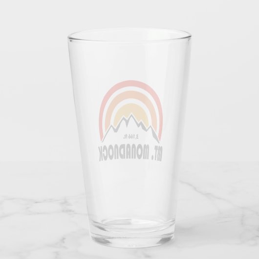 Monadnock New Hampshire Glas (Achterkant)