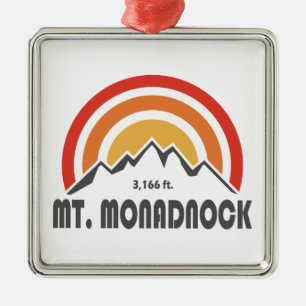 Monadnock New Hampshire Metalen Ornament