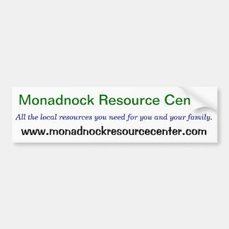 Monadnock Resource Center Bumpersticker
