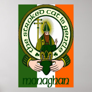 Monaghan Clan Motto Poster Print