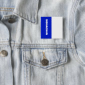 Monaghan Vlag Badge Vierkante Button 5,1 Cm (In situ)