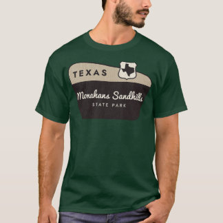 Monahans Sandhills State Park Texas Welkomstbord T-shirt