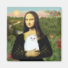 MonaLisa - Wit Perzisch kitten #49 Magneet