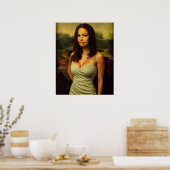 Monaliza 519 jaar later poster (Keuken)