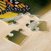 Monarch Butterfies on Sunflower Legpuzzel (Zijkant)