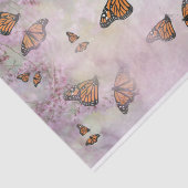 Monarch Butterflies Blossom Tissuepapier (Detail)
