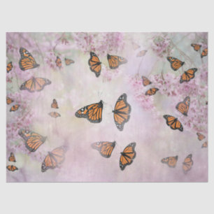 Monarch Butterflies Blossom Tissuepapier