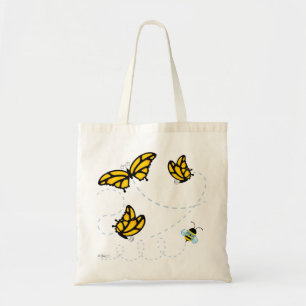 Monarch Butterflies en Bumble Bee Canvas tas
