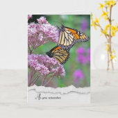 Monarch Butterflies Kaart (Gele Bloem)