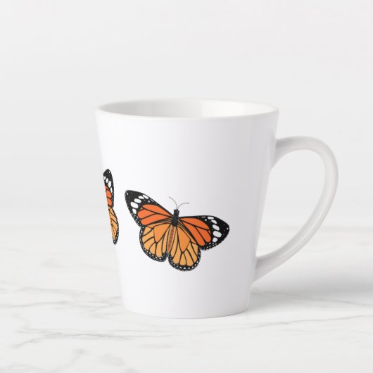 Monarch Butterflies Latte Mok (Rechts)