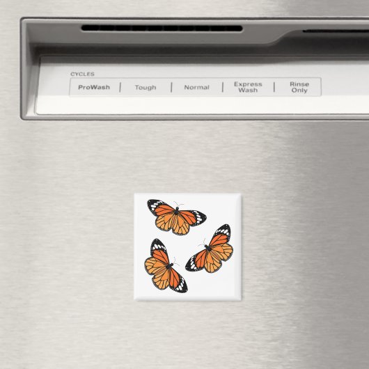 Monarch Butterflies Magnets (In Situ (Lave-vaisselle))