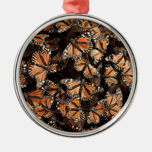 Monarch Butterflies Metalen Ornament (Voorkant)