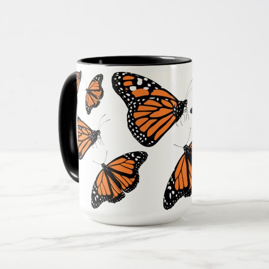 Monarch Butterflies Mok (Voorkant links)