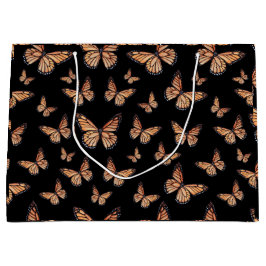 Monarch Butterflies op Black Groot Cadeauzakje