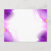 Monarch Butterflies op Paarse achtergrond Advieskaart (Achterkant)