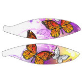 Monarch Butterflies op Paarse achtergrond Basketbal (Panelen)