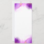 Monarch Butterflies op Paarse achtergrond Kaart (Achterkant)