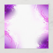 Monarch Butterflies op Paarse achtergrond Menu (Achterkant)