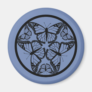 Monarch Butterflies - Wildlife Circle Series Magneet