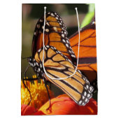 Monarch Butterflies Wildlife Flowers Floral Medium Cadeauzakje (Achterkant)