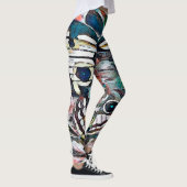 Monarch Butterfly Abstract Leggings (Rechts)