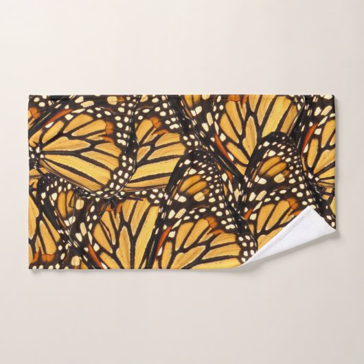 Monarch Butterfly Abstract Towel Set Bad Handdoek (Handdoek)