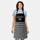 Monarch butterfly All-Over Print Apron Schort (Gedragen)