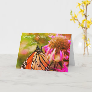 Monarch Butterfly Art Specialized Birthday Kaart
