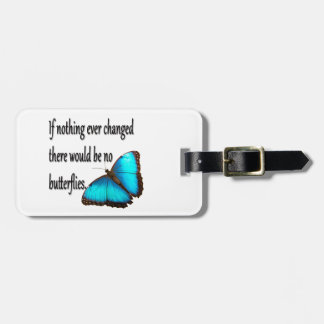 Monarch Butterfly Bagagelabel