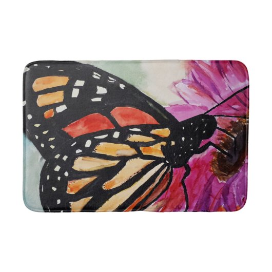Monarch Butterfly Bath Mat (Voorkant)