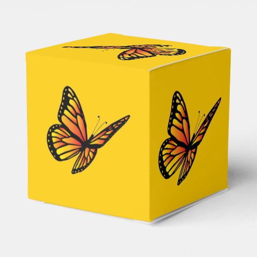 Monarch Butterfly Bedankdoosjes (Achterkant)