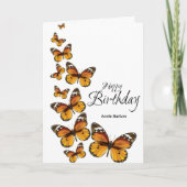 Monarch Butterfly Birthday Kaart (Voorkant)