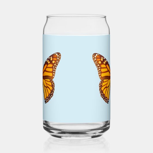 Monarch Butterfly Blikvorm Glas (Links)