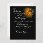 Monarch Butterfly Briefkaart (Voorkant / Achterkant)