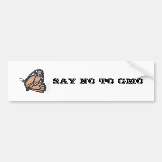 Monarch Butterfly Bumpersticker (Voorkant)