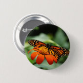 Monarch Butterfly Button (Voorkant /achterkant)