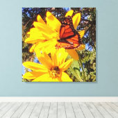 Monarch Butterfly — Canvas Afdruk (Insitu (Houten vloer))
